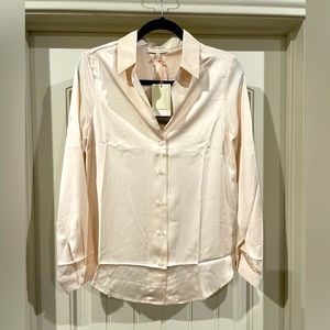 NEW - Skies Are Blue button up top (Size Small)